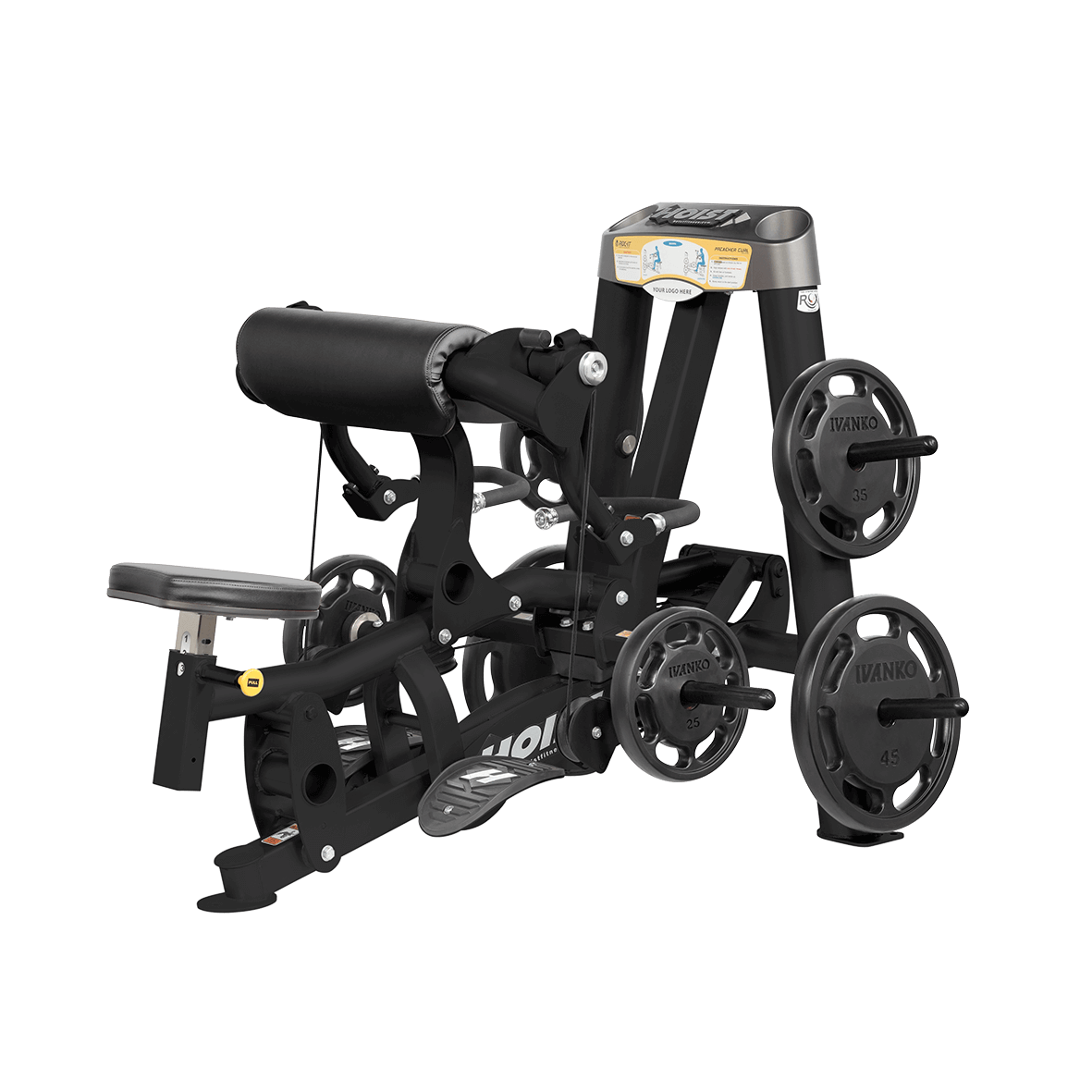 Roc-It Plate Loaded Bicep Curl