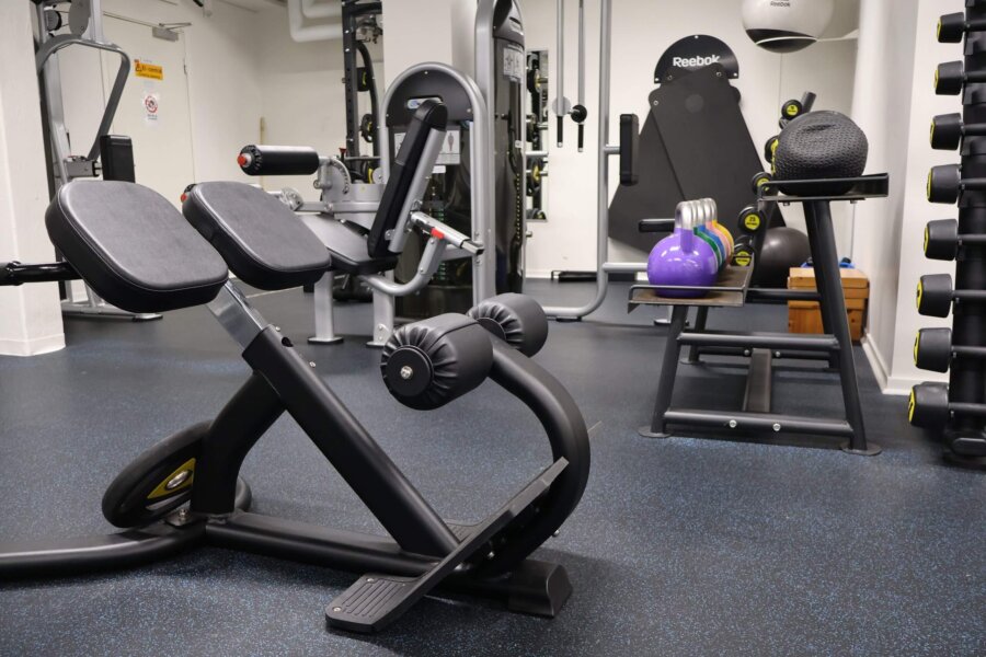 Nautilus Hyper extension på Kraftringens företagsgym
